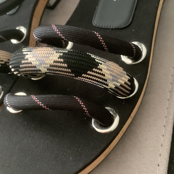 Chanel NWOT Black Rope Sandals size 36 - Picture 9 of 17